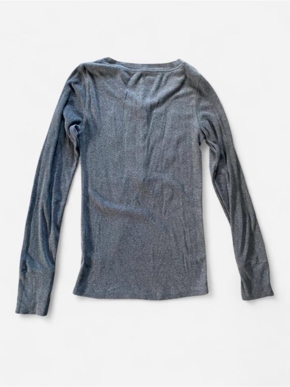 Y2k Aeropostale Grey Longsleeve Henley with Pink & White Lettering - Picture 4 of 5